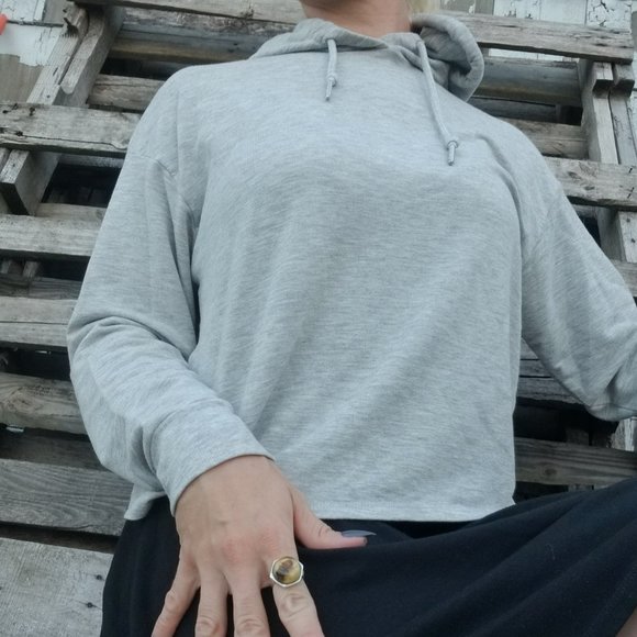 ⚔️ Garage Cross-Back Light Grey Hoodie ⚔️ - Picture 3 of 4